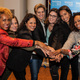 Leaders of the Lesbians Who Tech + Allies Summit gather in New York City at the 2017 event.
